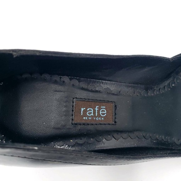 Rafe New York Womens Sophia Peep Toe Pumps Black - Picture 5 of 6